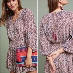 Anthropologie Multicolor Patterned Jumpsuit